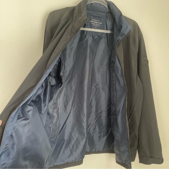 New Lucky Brand Men's Black XL Archer Lightweight Hooded Jacket Outdoor Sz XL - Picture 12 of 16